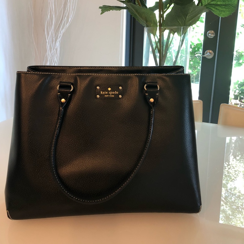 Kate Spade black tote bag - large
